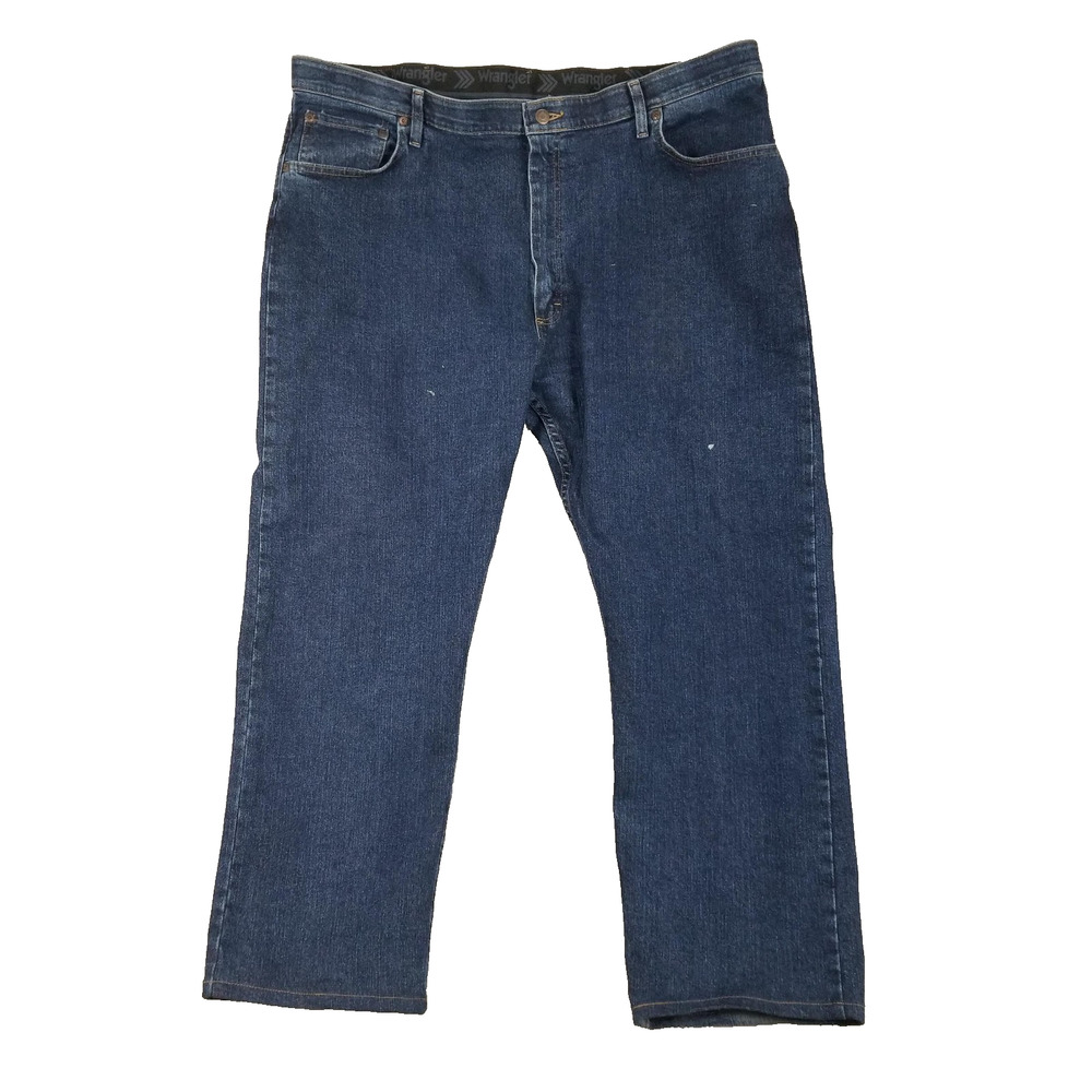 Wrangler Jeans Mens 42x30 Blue Regular Fit‎ Denim Stretch Classic Comfort Pants